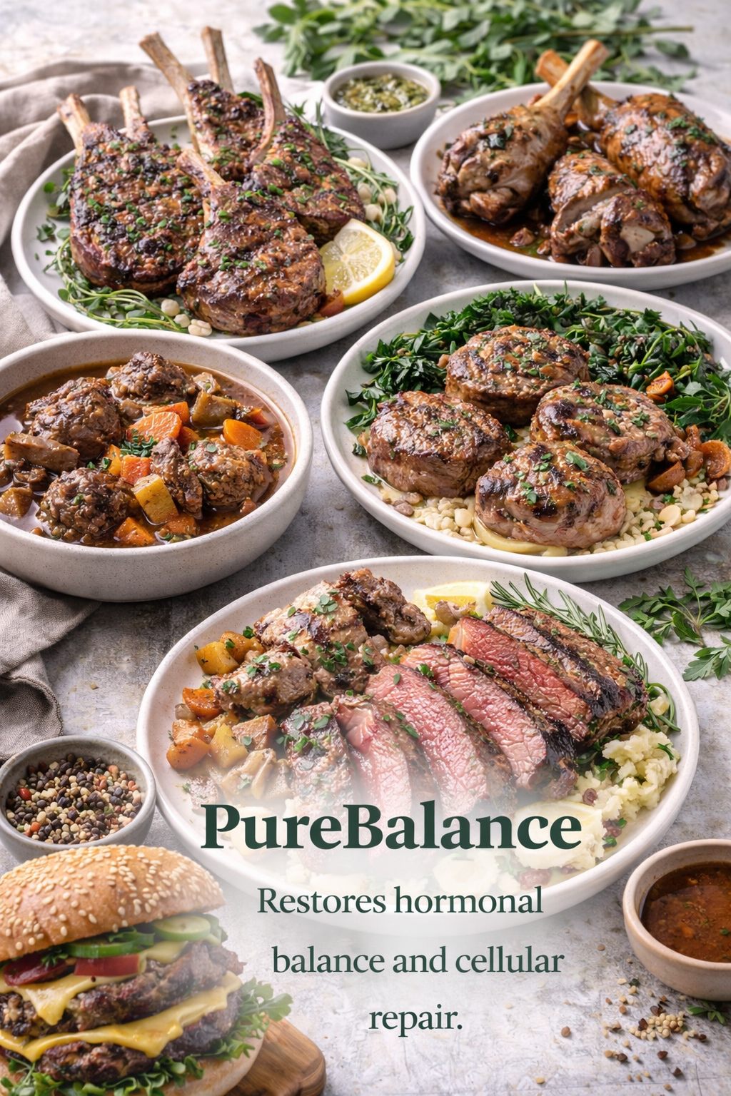 Restores hormonal balance and cellular repair